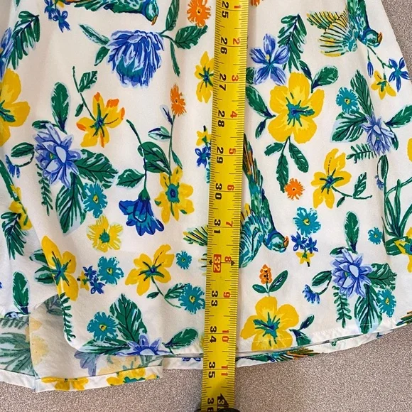 Old Navy Floral Mini Dress with Yellow and Green Accents - Picture 7 of 7